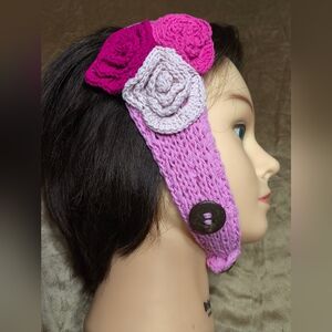 NWOT Pink Crochet Headband